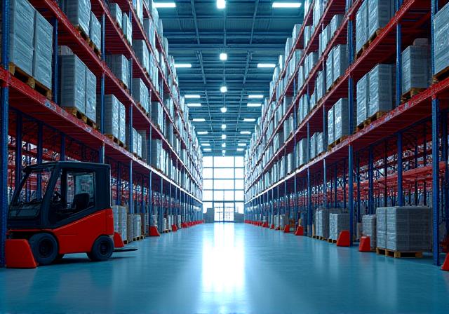 Modern logistics warehouse in Las Vegas